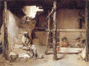 Weavers at Bou-Saada, Gustave Guillaumet